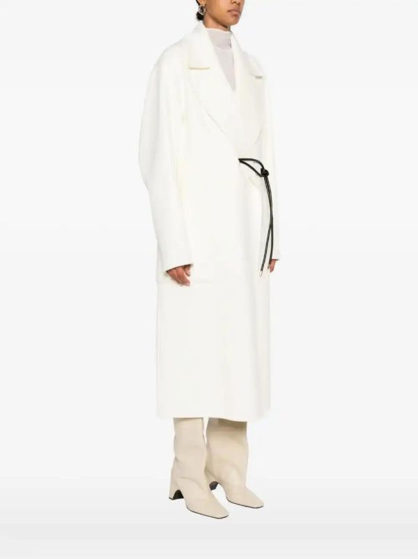 Sportmax Tie-fastening Coat | Browns Double Breasted & Peacoats