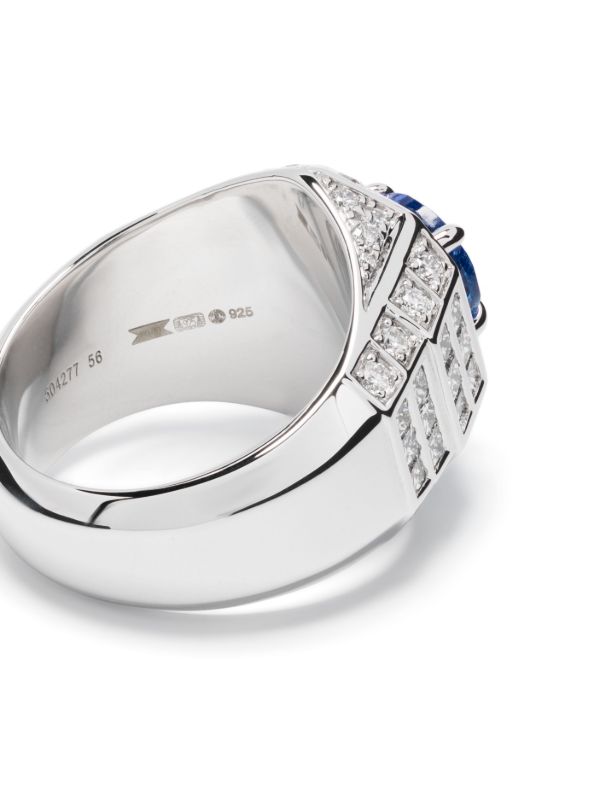 STATEMENT PARIS Silver Meaningful Beauties #5 Tanzanite Diamond Ring | Browns Rings