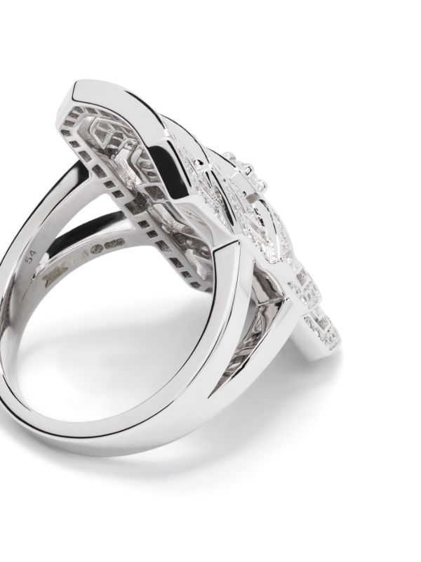 STATEMENT PARIS Silver Ring My Way Diamond Ring | Browns Rings