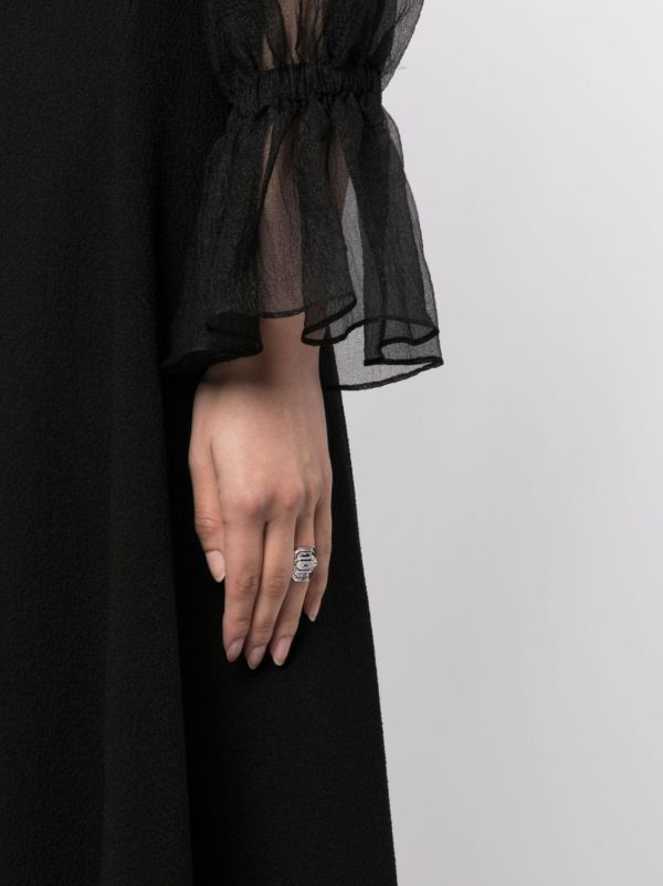 STATEMENT PARIS Sterling Silver Mini My Way Diamond Ring | Browns Fine Rings