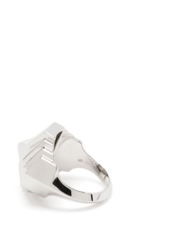 STATEMENT PARIS Sterling Silver Rockaway Pyramid Ring | Browns Rings