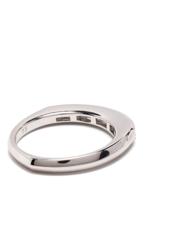 Stephen Webster 18K White Gold Baguette Stack Diamond Ring | Browns Fine Rings