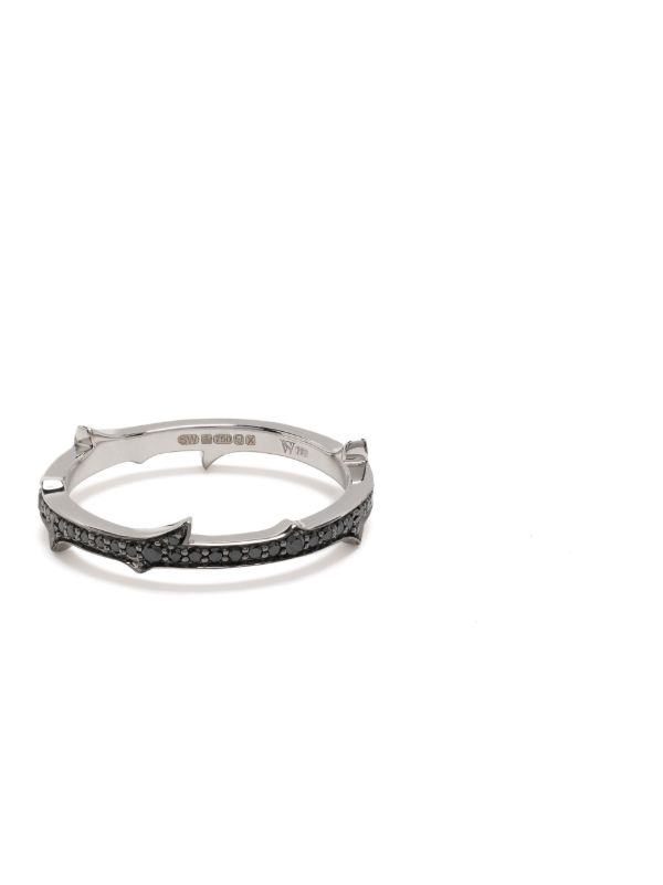 Stephen Webster 18K White Gold Thorn Stem Diamond Ring | Browns Fine Rings