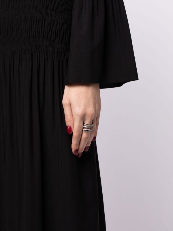 Stephen Webster 18K White Gold Vertigo Infinity Diamond Ring | Browns Fine Rings