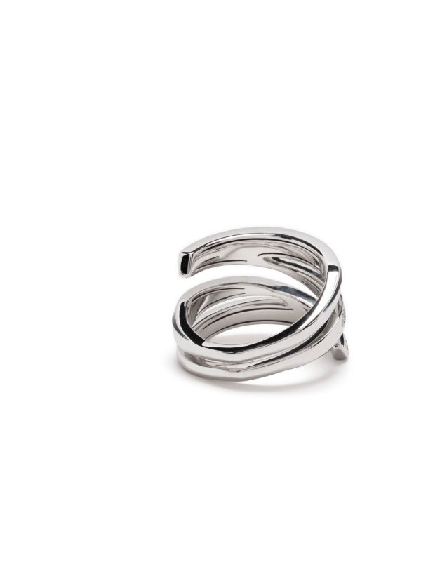 Stephen Webster 18K White Gold Vertigo Infinity Diamond Ring | Browns Fine Rings
