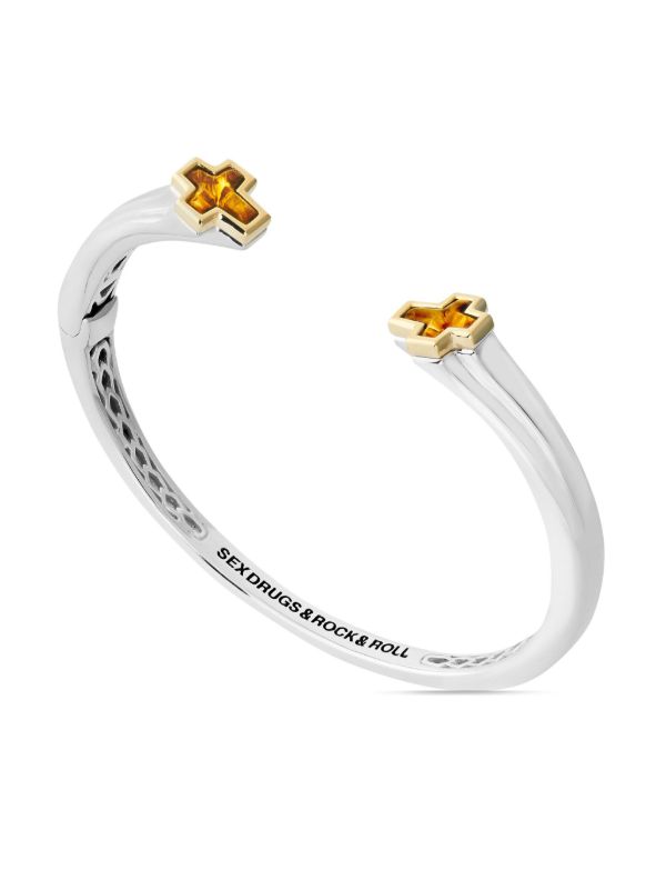 Stephen Webster 18K Yellow Gold Sex & Drugs & Rock & Roll Citrine Bracelet | Browns Bracelets