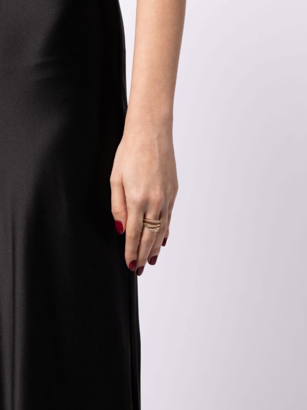 Stephen Webster 18K Yellow Gold Vertigo Infinity Diamond Ring | Browns Fine Rings