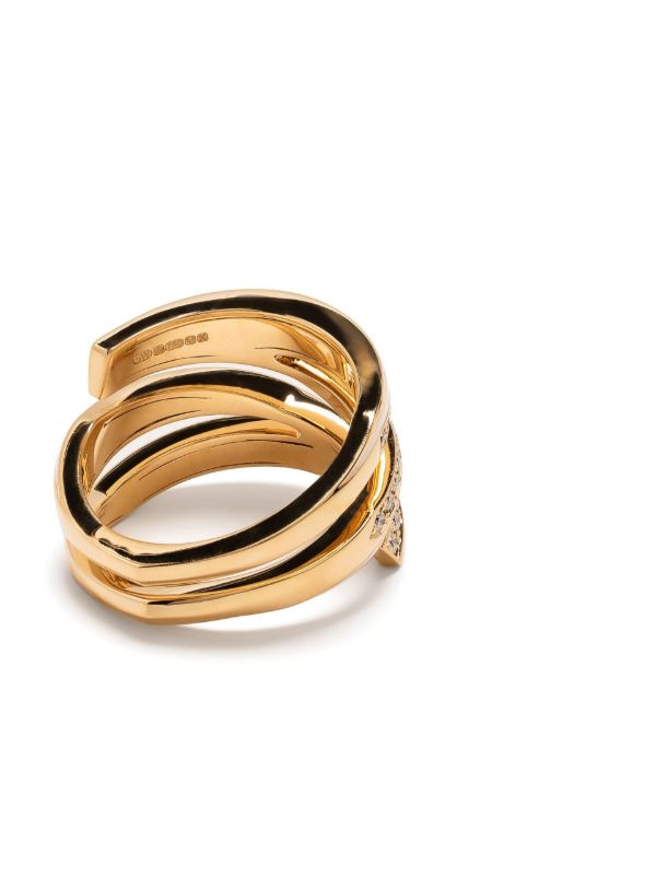 Stephen Webster 18K Yellow Gold Vertigo Infinity Diamond Ring | Browns Fine Rings