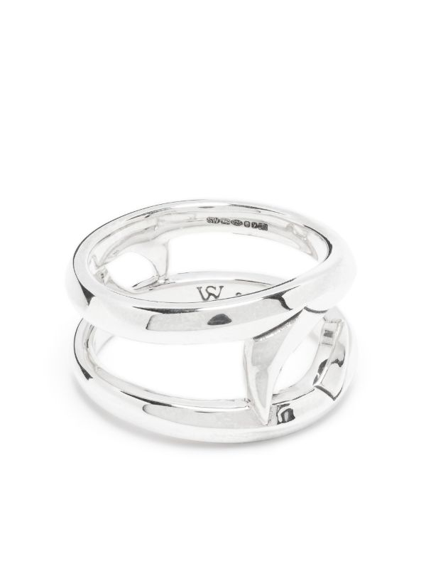 Stephen Webster Sterling Silver Double Thorn Ring | Browns Rings