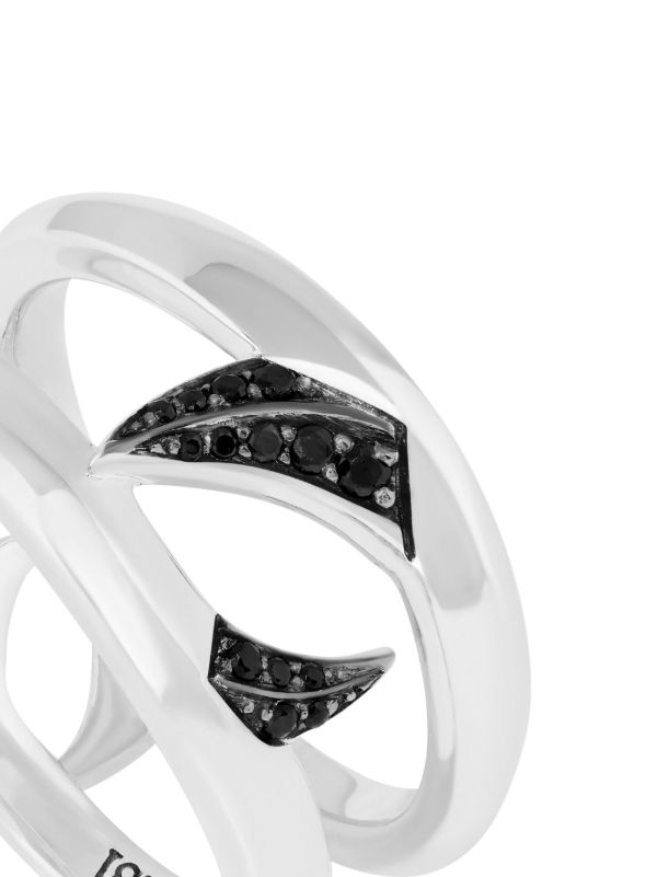 Stephen Webster Sterling Silver Double Thorn Sapphire Ring | Browns Rings