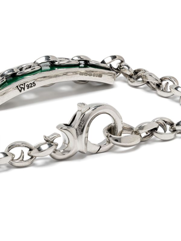 Stephen Webster Sterling Silver Inline Razer Chain Bracelet | Browns Bracelets