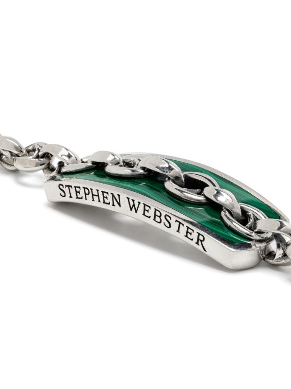 Stephen Webster Sterling Silver Inline Razer Chain Bracelet | Browns Bracelets