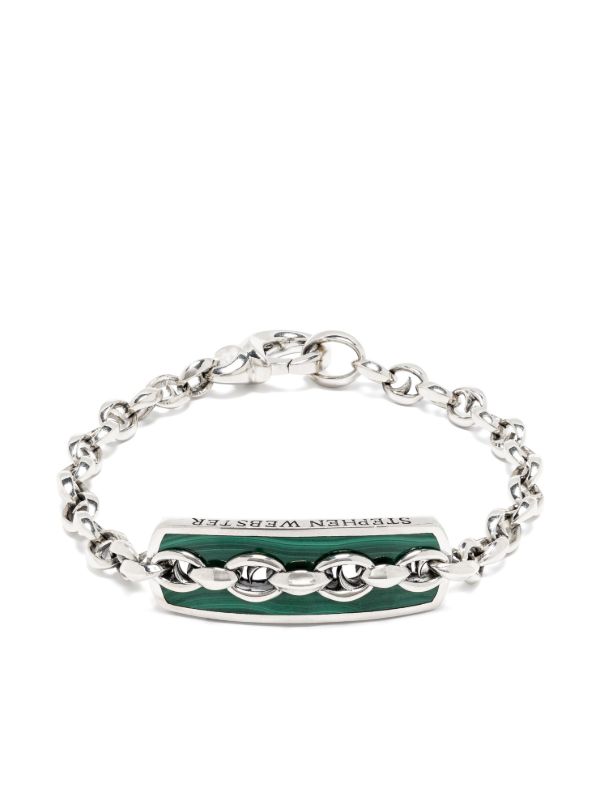 Stephen Webster Sterling Silver Inline Razer Chain Bracelet | Browns Bracelets
