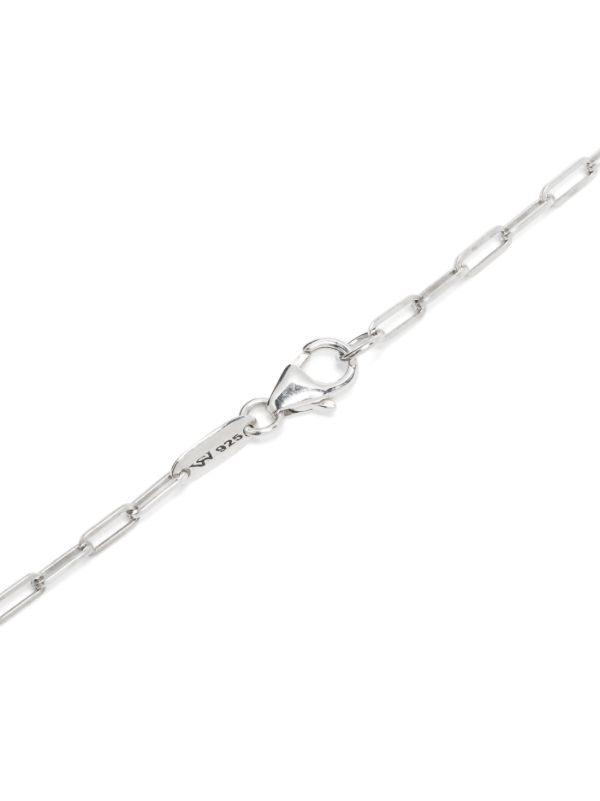 Stephen Webster Sterling Silver New Cross Black Diamond Necklace | Browns Necklaces