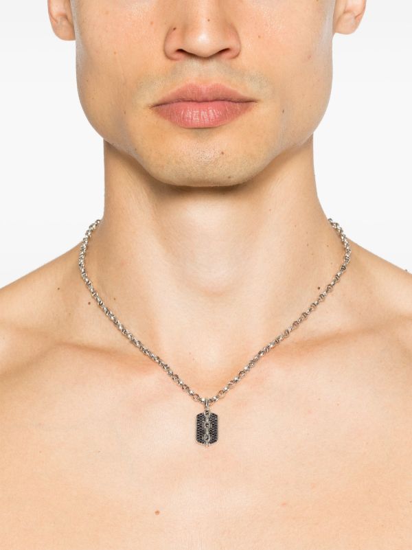 Stephen Webster Sterling Silver Thorn Medium Razer Tag Necklace | Browns Necklaces