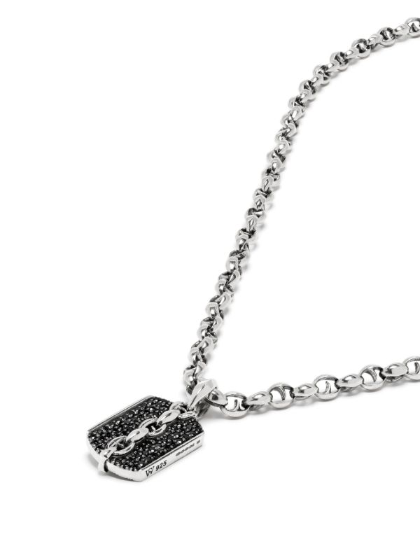 Stephen Webster Sterling Silver Thorn Medium Razer Tag Necklace | Browns Necklaces