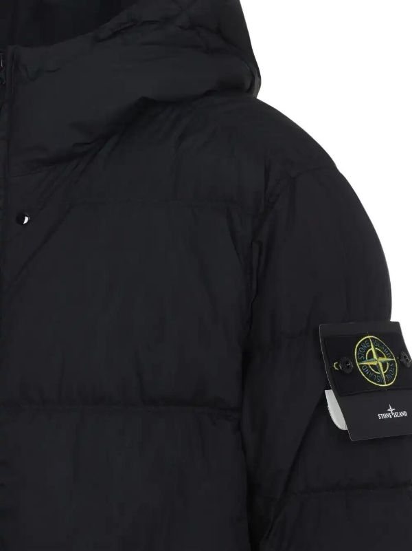 Stone Island Compass-appliqué Padded Jacket | Browns Down Jackets