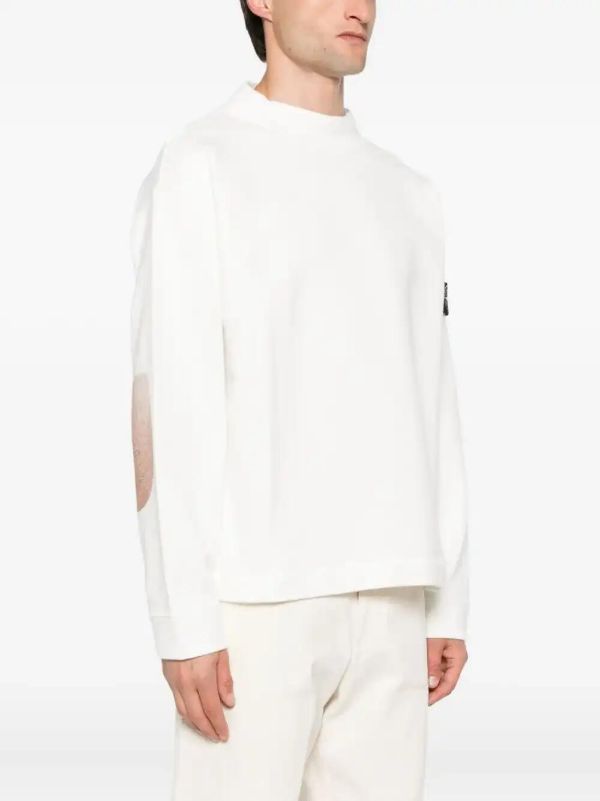 Stone Island Compass-badge Cotton Sweater | Browns Sweatshirts