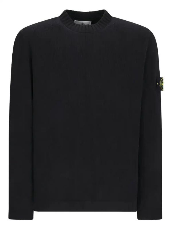 Stone Island Compass-badge crew-neck sweater | Browns Knitted Sweaters
