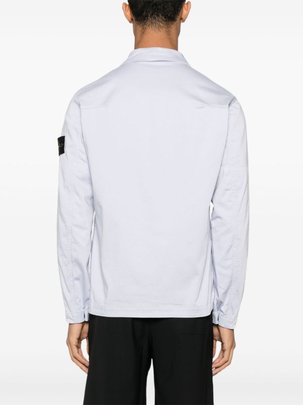 Stone Island Compass-Badge Overshirt | Browns Shirt Jackets