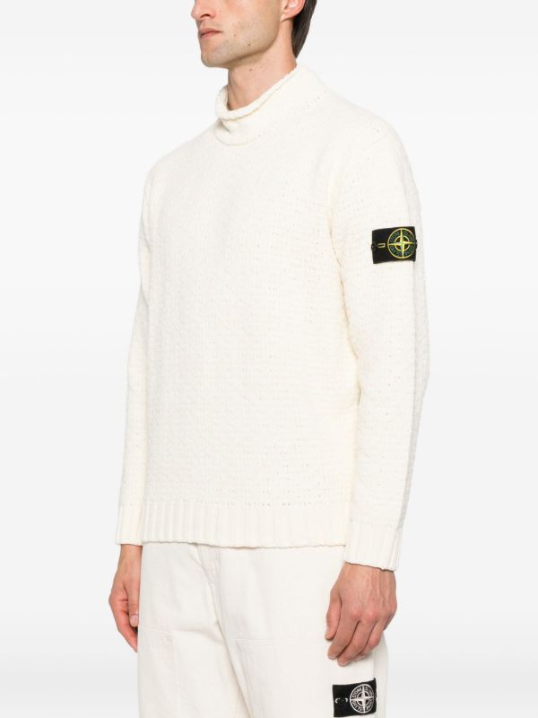 Stone Island Compass-badge Sweater | Browns Knitted Sweaters
