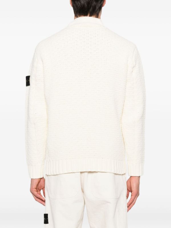 Stone Island Compass-badge Sweater | Browns Knitted Sweaters