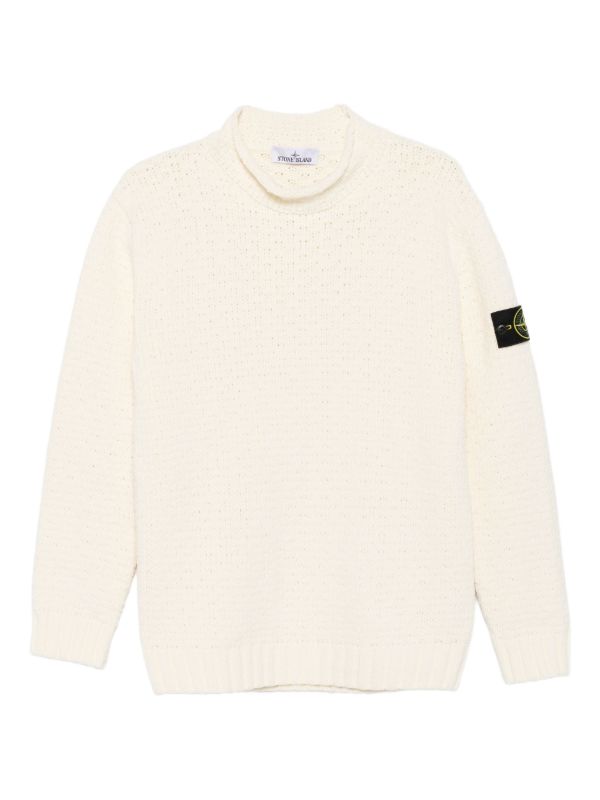 Stone Island Compass-badge sweater | Browns Knitted Sweaters