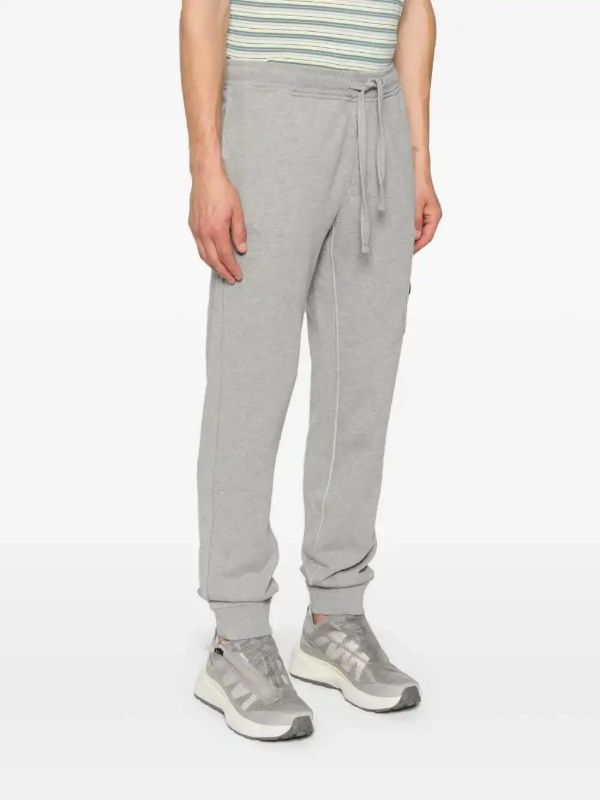 Stone Island Compass-badge Tapered Trousers | Browns Sweatpants