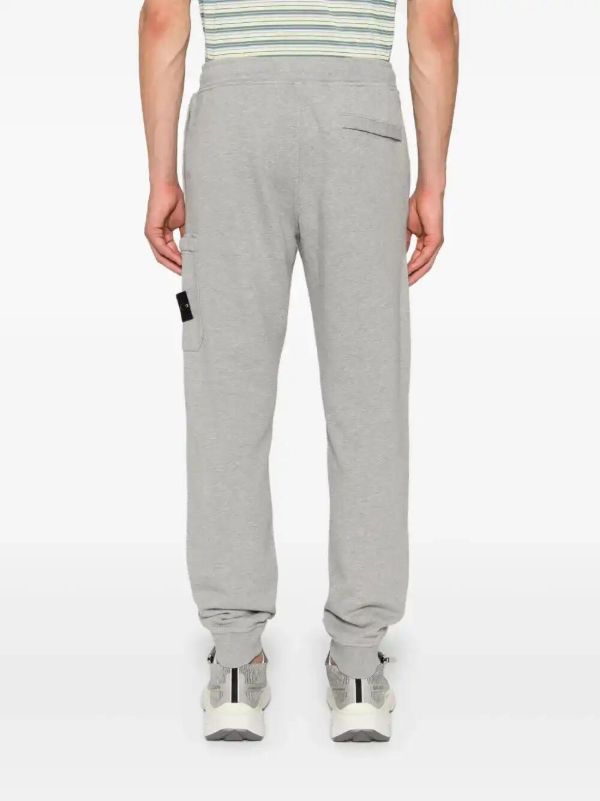 Stone Island Compass-badge Tapered Trousers | Browns Sweatpants