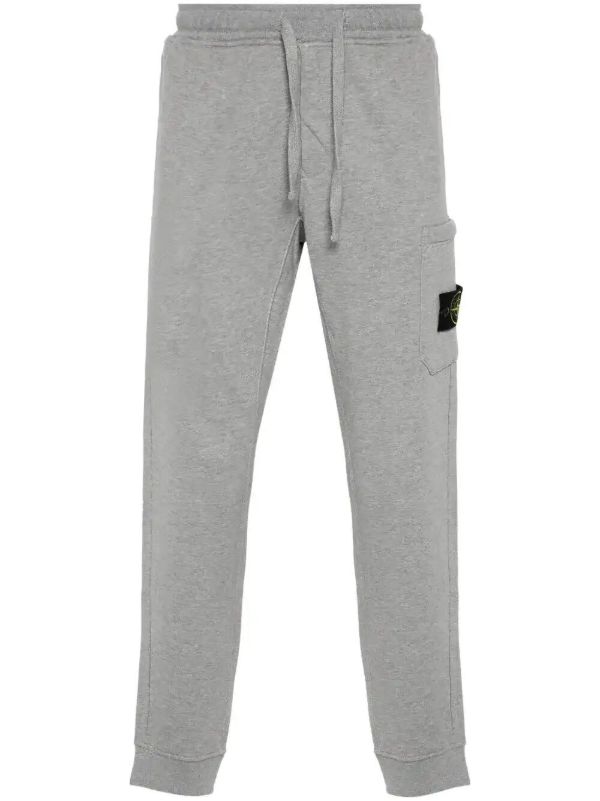 Stone Island Compass-badge tapered trousers | Browns Sweatpants