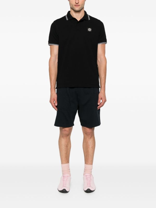 Stone Island Compass-patch Polo Shirt | Browns Polo Shirts