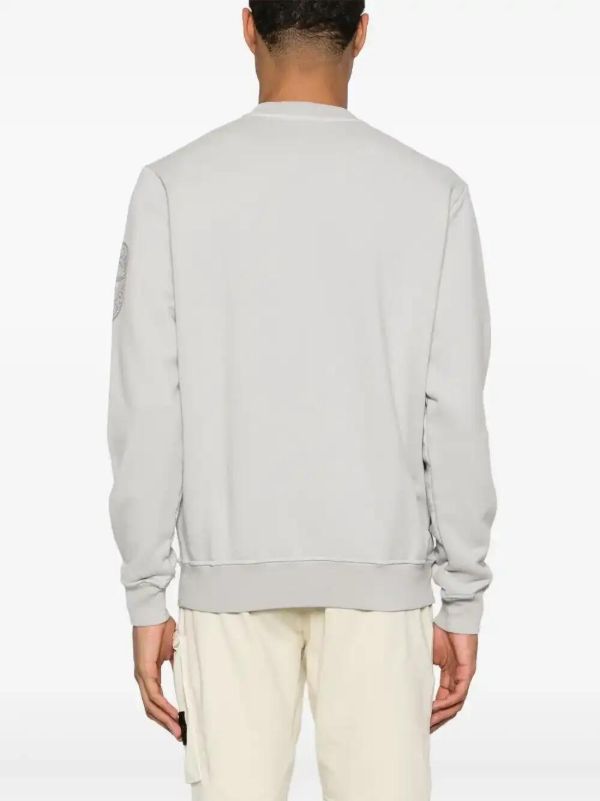 Stone Island Cotton Fleece Sweatshirt | Browns Sweatshirts