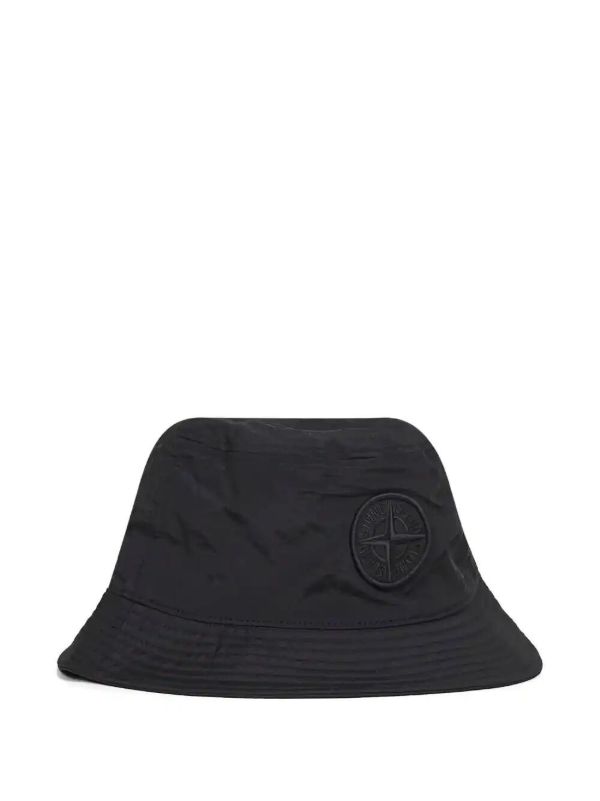 Stone Island Logo-embroidered Bucket Hat | Browns Hats