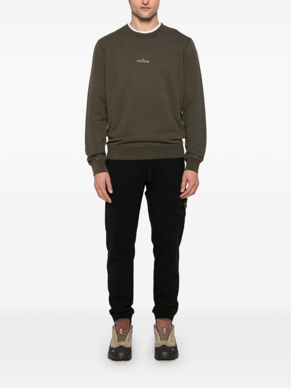 Stone Island Logo-Print Sweatshirt | Browns Sweatshirts