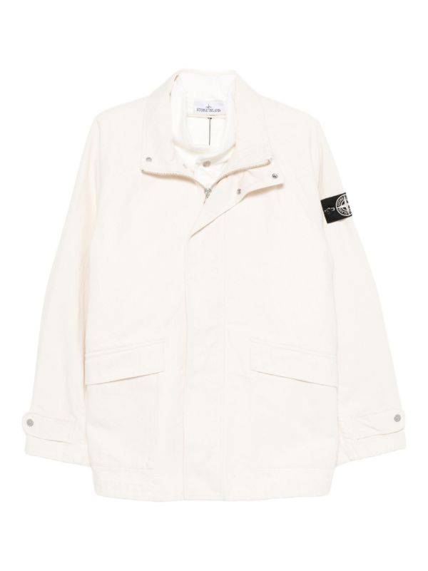 Stone Island patch-pocket zip-front jacket | Browns Lightweight Jackets