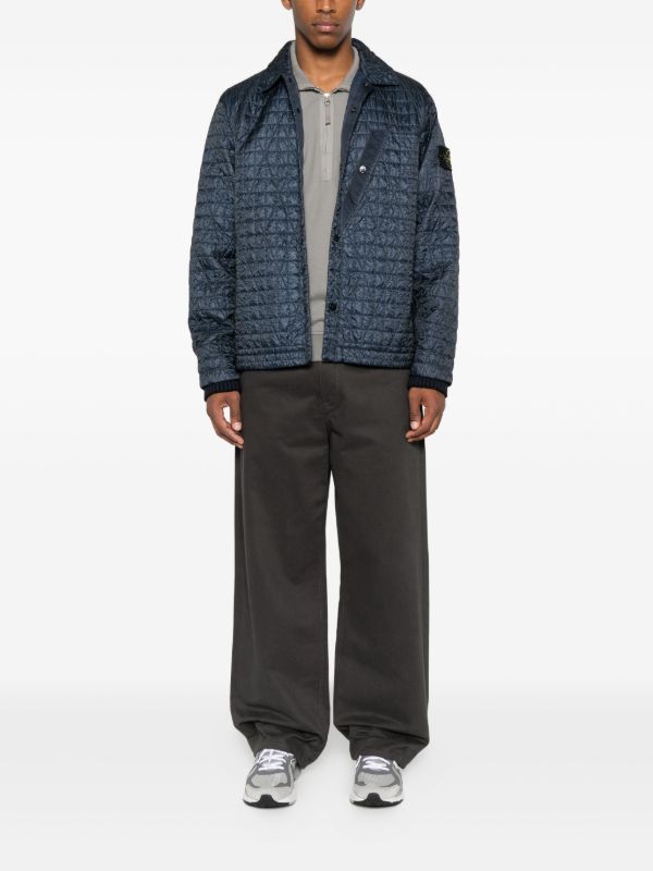 Stone Island Quilted Panelled Jacket | Browns Down Jackets