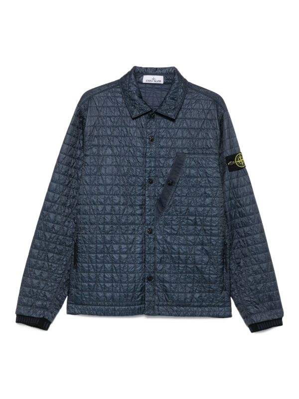 Stone Island quilted panelled jacket | Browns Down Jackets