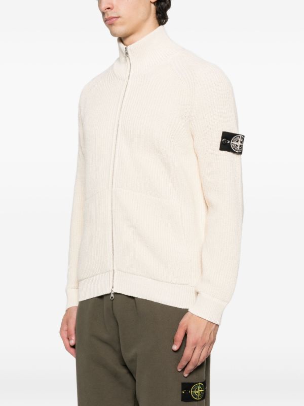 Stone Island Raw Beauty Zip-up Cardigan | Browns Cardigans