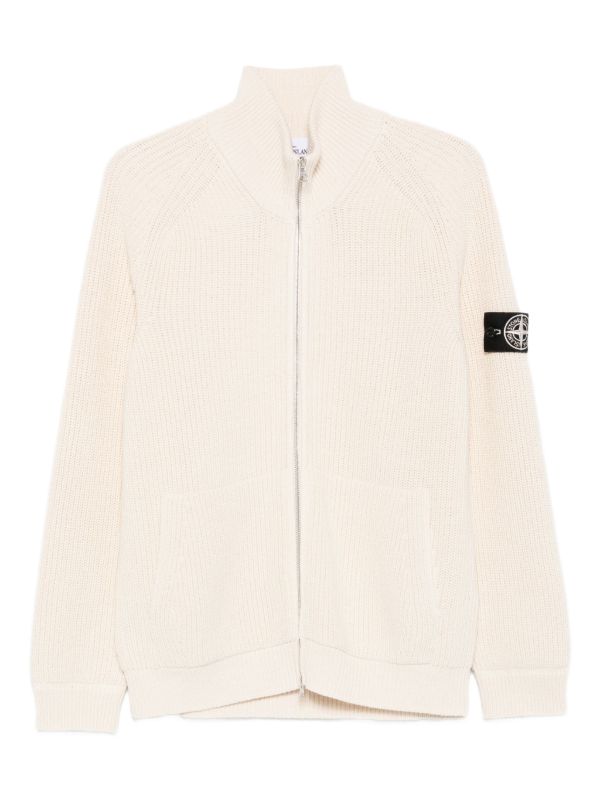 Stone Island Raw Beauty zip-up cardigan | Browns Cardigans