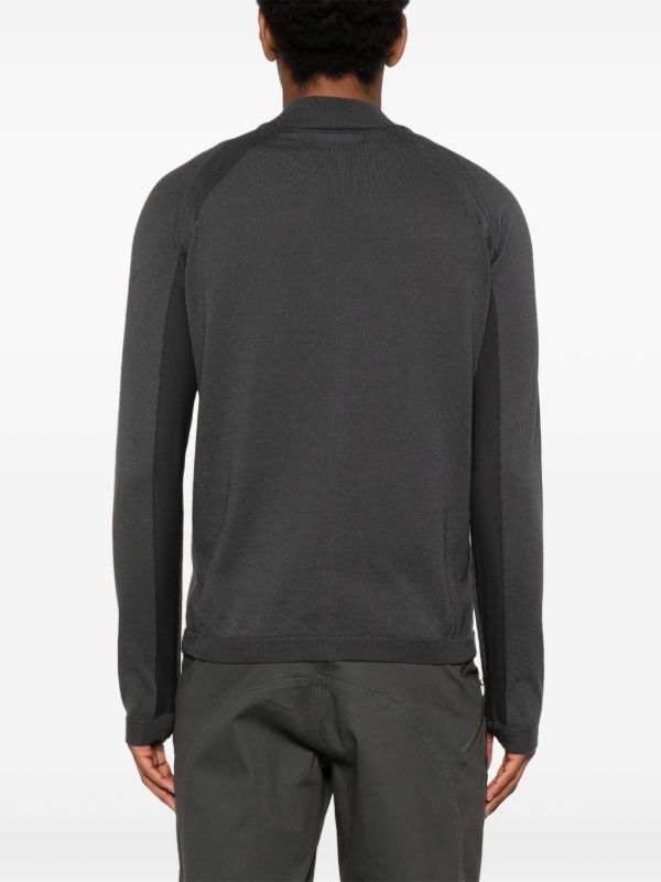 Stone Island Ribbed Cardigan | Browns Cardigans