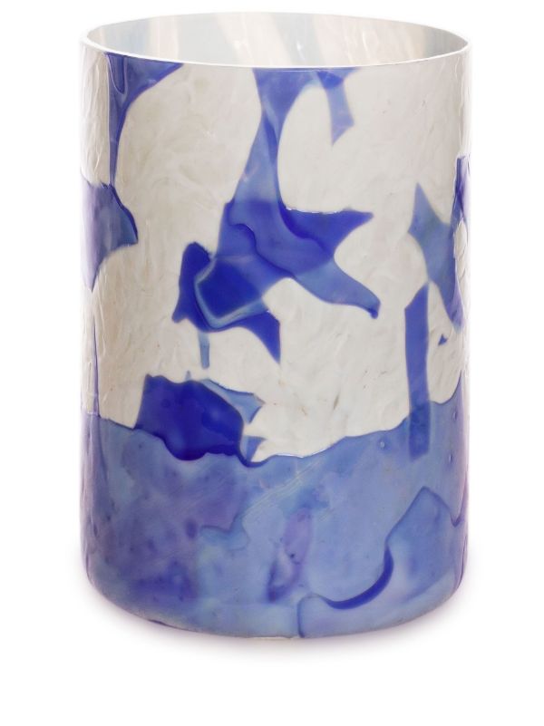 Stories of Italy blue and orange Nougat Murano glass tumbler set | Browns Homeware