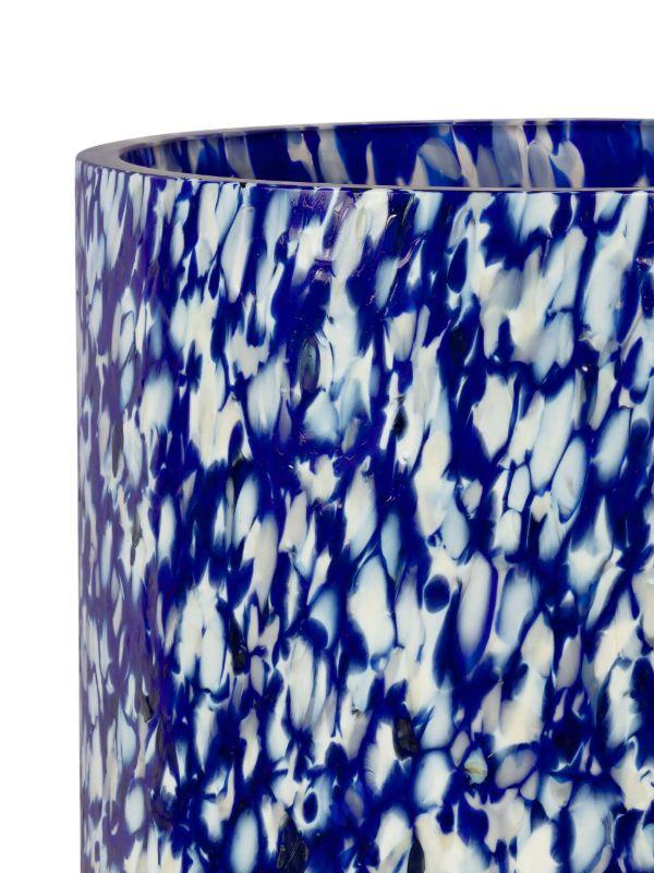 Stories Of Italy Blue Macchia Medium Glass Vase | Browns Vases