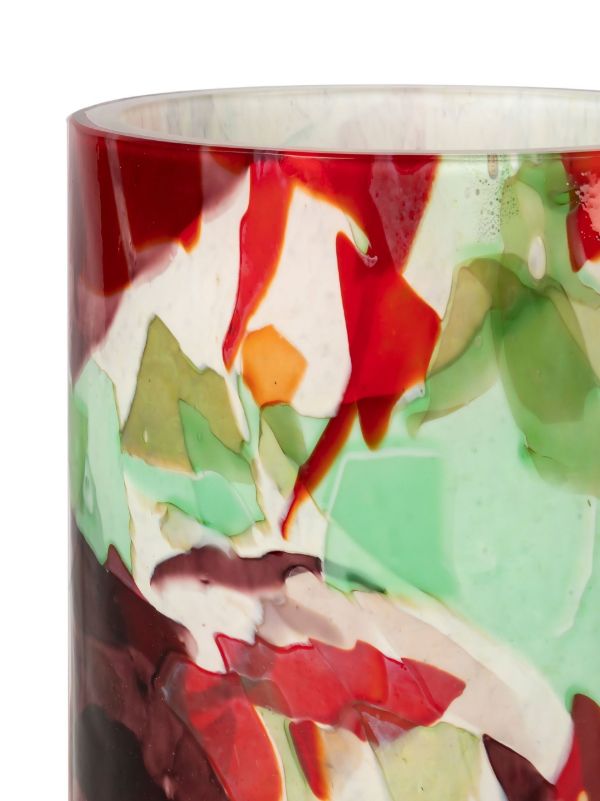 Stories Of Italy Green Spring Medium Glass Vase | Browns Vases