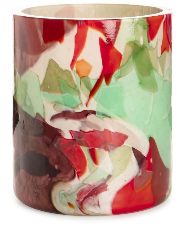 Stories of Italy green Spring medium glass vase | Browns Vases