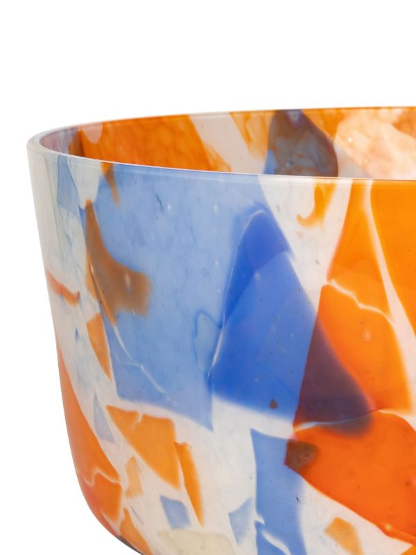 Stories Of Italy Orange Summer Glass Bowl | Browns Vases