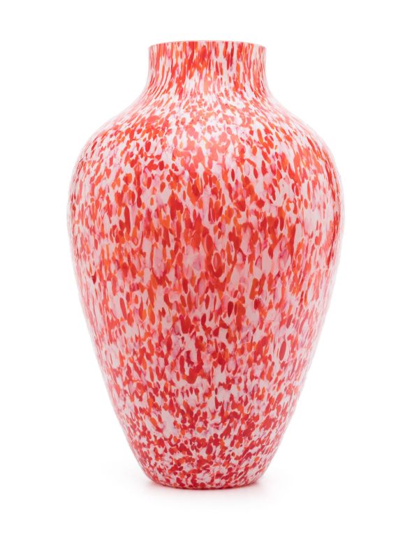 Stories Of Italy Red Machia Olla Glass Vase | Browns Vases