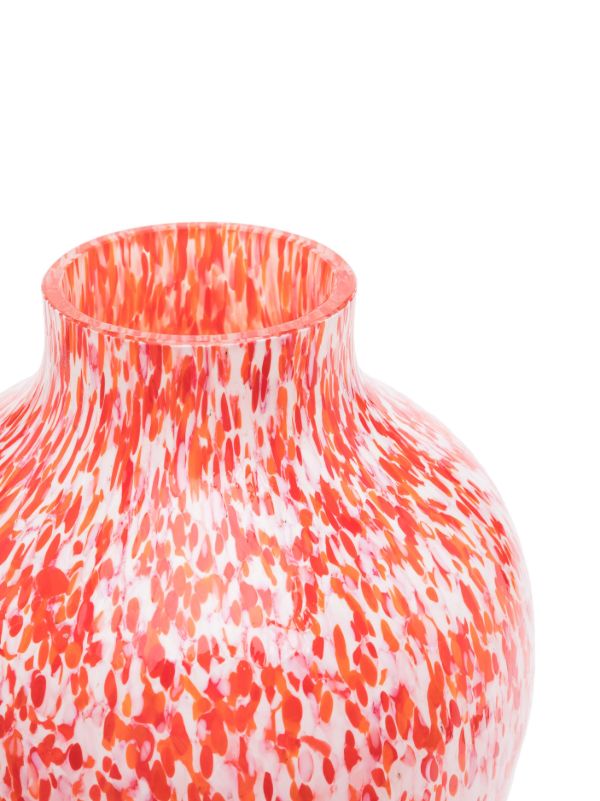 Stories Of Italy Red Machia Olla Glass Vase | Browns Vases