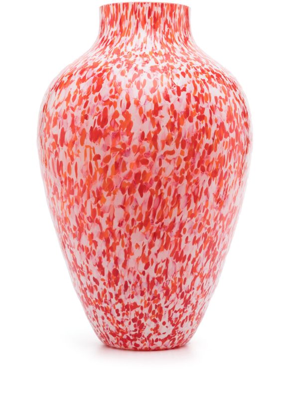 Stories of Italy Red Machia Olla Glass Vase | Browns Vases