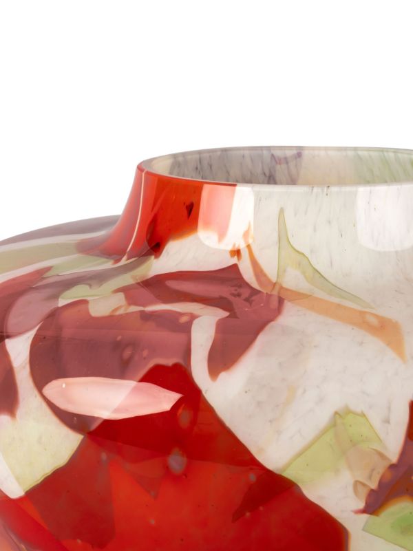 Stories Of Italy Red Spring Nougat Glass Vase | Browns Vases