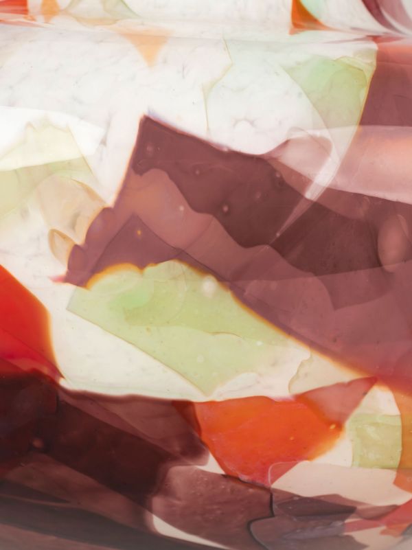 Stories Of Italy Red Spring Nougat Glass Vase | Browns Vases